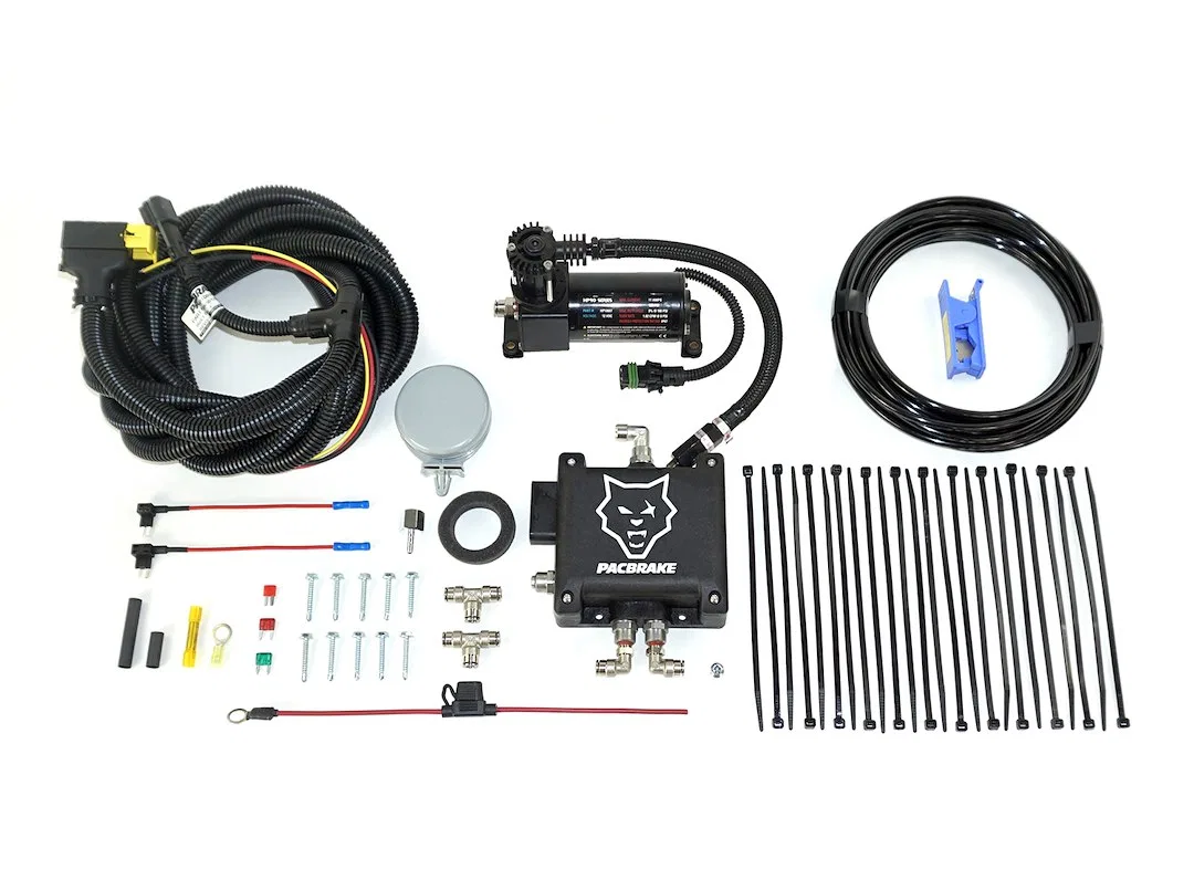 HP30009-NT – PACBRAKE Helper Spring Compressor Kit, Single Path Controls 2 Air Springs Simultaneously/ Dual Path Cont...